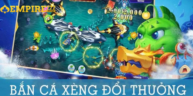 Người chơi có thể bắn cá và nhận tiền thưởng từ các loài cá